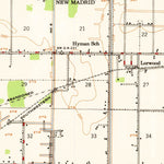 United States Geological Survey Malden, MO (1956, 62500-Scale) digital map