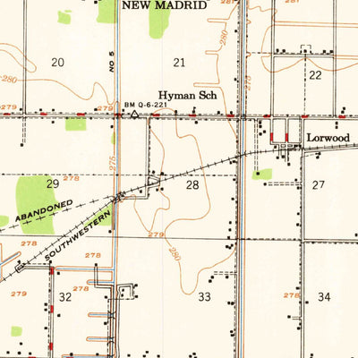 United States Geological Survey Malden, MO (1956, 62500-Scale) digital map