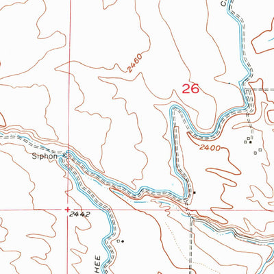 United States Geological Survey Malheur Butte, OR (1951, 24000-Scale) digital map