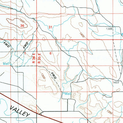 United States Geological Survey Malheur Lake, OR (1978, 100000-Scale) digital map