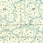 United States Geological Survey Malheureux Point, LA (1946, 31680-Scale) digital map