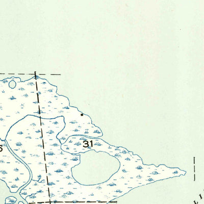 United States Geological Survey Malheureux Point, LA (1954, 31680-Scale) digital map