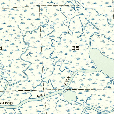 United States Geological Survey Malheureux Point, LA (1954, 31680-Scale) digital map