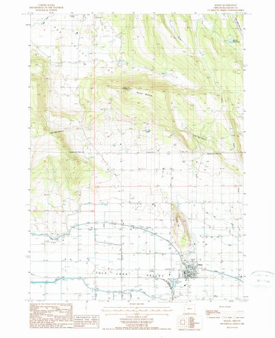 United States Geological Survey Malin, OR (1988, 24000-Scale) digital map