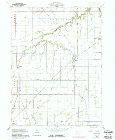 United States Geological Survey Malinta, OH (1960, 24000-Scale) digital map