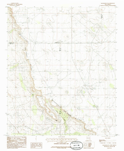 United States Geological Survey Maljamar NE, NM (1985, 24000-Scale) digital map