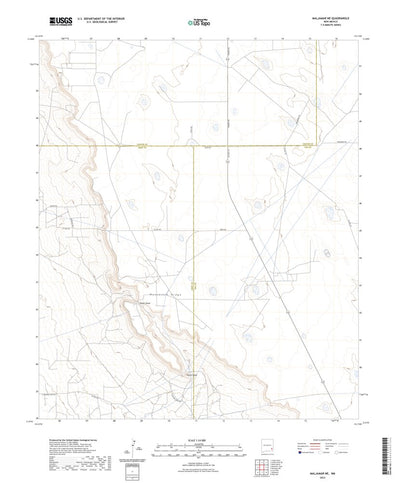 United States Geological Survey Maljamar NE, NM (2023, 24000-Scale) digital map