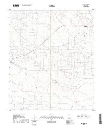 United States Geological Survey Maljamar, NM (2023, 24000-Scale) digital map