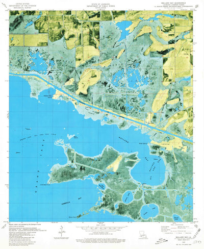 United States Geological Survey Mallard Bay, LA (1979, 24000-Scale) digital map