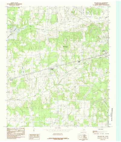 United States Geological Survey Mallard Hill, TX (1984, 24000-Scale) digital map