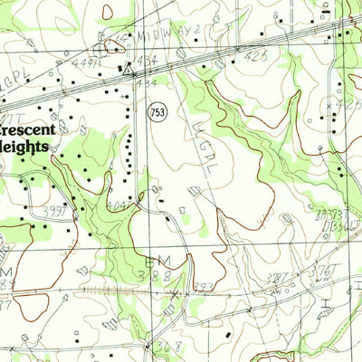 United States Geological Survey Mallard Hill, TX (1984, 24000-Scale) digital map