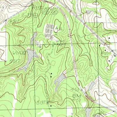 United States Geological Survey Mallard Hill, TX (1984, 24000-Scale) digital map