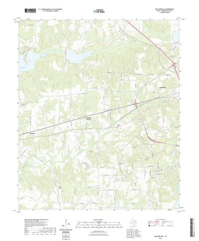 United States Geological Survey Mallard Hill, TX (2022, 24000-Scale) digital map