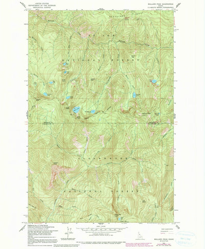 United States Geological Survey Mallard Peak, ID (1963, 24000-Scale) digital map