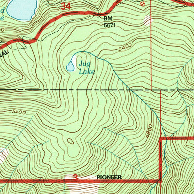United States Geological Survey Mallard Peak, ID (1994, 24000-Scale) digital map