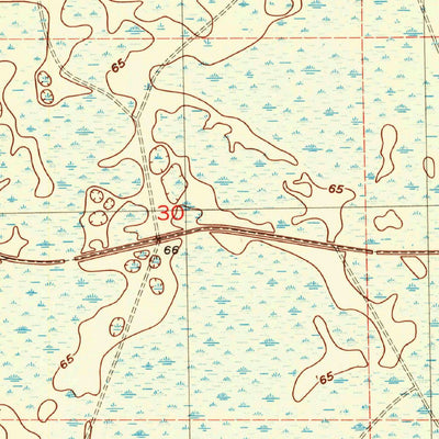United States Geological Survey Mallory Swamp NE, FL (1954, 24000-Scale) digital map