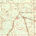 United States Geological Survey Mallory Swamp NE, FL (1954, 24000-Scale) digital map