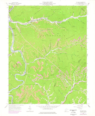 United States Geological Survey Mallory, WV (1963, 24000-Scale) digital map