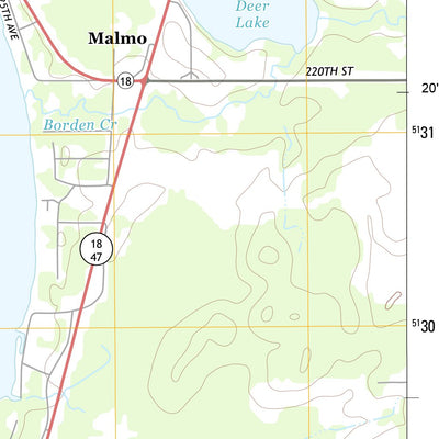 United States Geological Survey Malmo, MN (2013, 24000-Scale) digital map