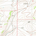 United States Geological Survey Malmsten Peak, UT (1980, 24000-Scale) digital map