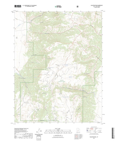 United States Geological Survey Malmsten Peak, UT (2023, 24000-Scale) digital map