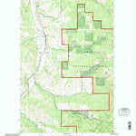 United States Geological Survey Malo, WA (1992, 24000-Scale) digital map