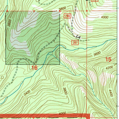 United States Geological Survey Malo, WA (1992, 24000-Scale) digital map