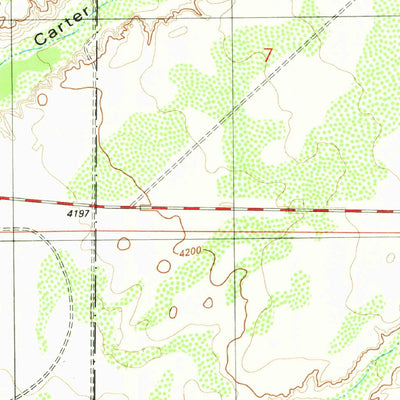 United States Geological Survey Malone Draw, NM (1981, 24000-Scale) digital map