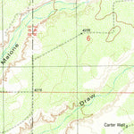 United States Geological Survey Malone Draw, NM (1981, 24000-Scale) digital map