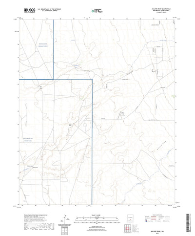 United States Geological Survey Malone Draw, NM (2023, 24000-Scale) digital map