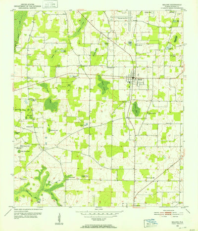 United States Geological Survey Malone, FL (1952, 24000-Scale) digital map