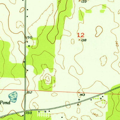 United States Geological Survey Malone, FL (1952, 24000-Scale) digital map