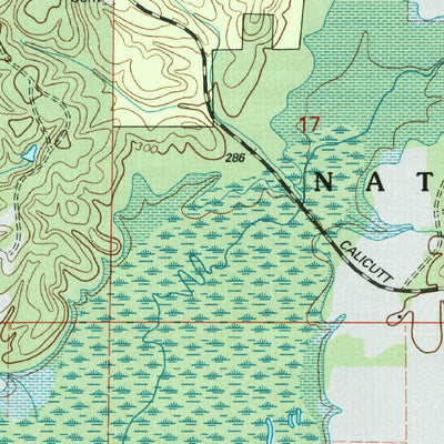 United States Geological Survey Malone, MS (2000, 24000-Scale) digital map