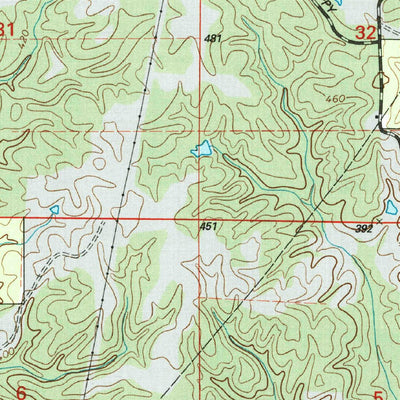 United States Geological Survey Malone, MS (2000, 24000-Scale) digital map