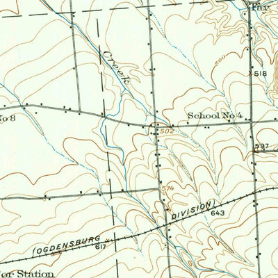 United States Geological Survey Malone, NY (1915, 62500-Scale) digital map