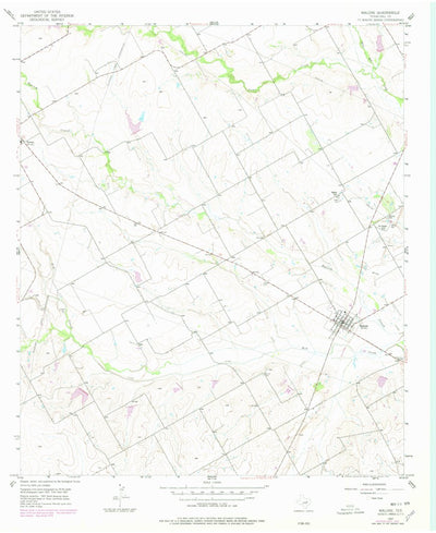 United States Geological Survey Malone, TX (1957, 24000-Scale) digital map