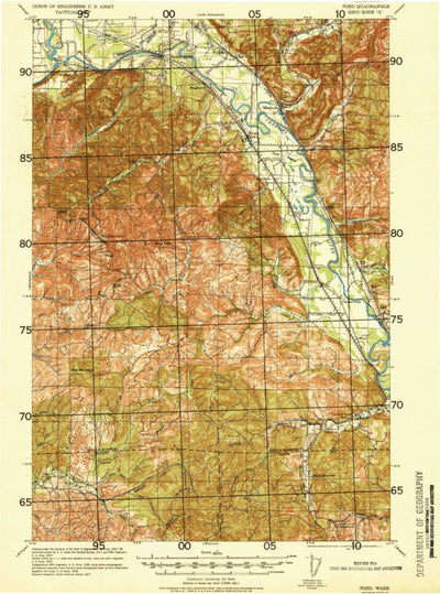 United States Geological Survey Malone, WA (1941, 62500-Scale) digital map