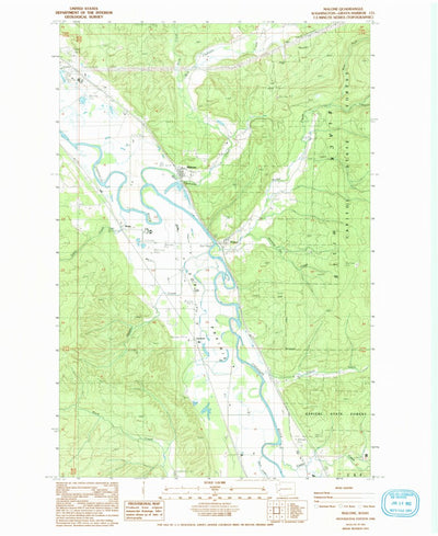 United States Geological Survey Malone, WA (1986, 24000-Scale) digital map