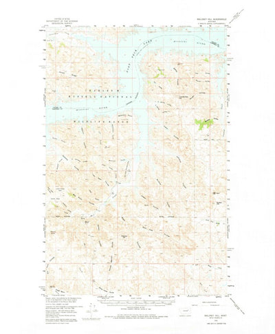 United States Geological Survey Maloney Hill, MT (1958, 62500-Scale) digital map