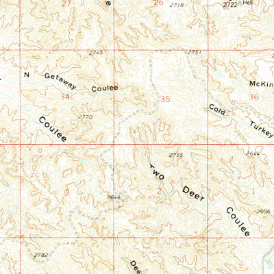 United States Geological Survey Maloney Hill, MT (1958, 62500-Scale) digital map