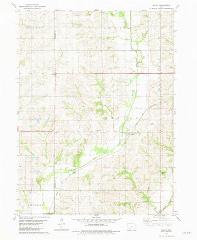 United States Geological Survey Maloy, IA (1981, 24000-Scale) digital map