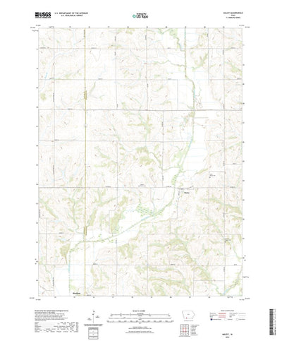United States Geological Survey Maloy, IA (2022, 24000-Scale) digital map