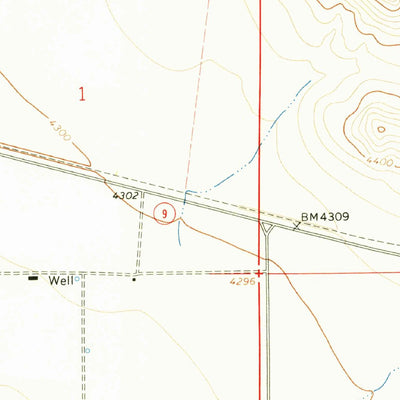 United States Geological Survey Malpais Hill, NM (1965, 24000-Scale) digital map