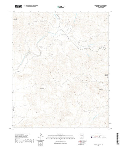United States Geological Survey Malpais Mesa NE, AZ (2021, 24000-Scale) digital map