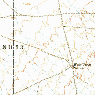 United States Geological Survey Malpais Well, NM (1948, 62500-Scale) digital map