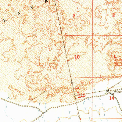 United States Geological Survey Malpais Well, NM (1948, 62500-Scale) digital map