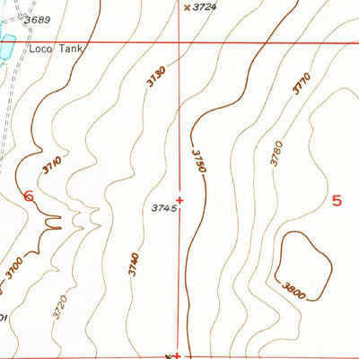 United States Geological Survey Malstrom Ranch, NM (1949, 24000-Scale) digital map