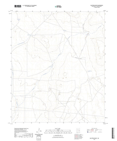 United States Geological Survey Malstrom Ranch, NM (2023, 24000-Scale) digital map