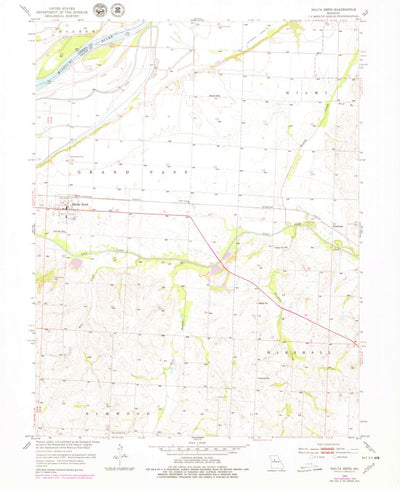 United States Geological Survey Malta Bend, MO (1953, 24000-Scale) digital map