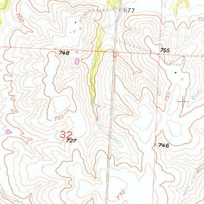 United States Geological Survey Malta Bend, MO (1953, 24000-Scale) digital map